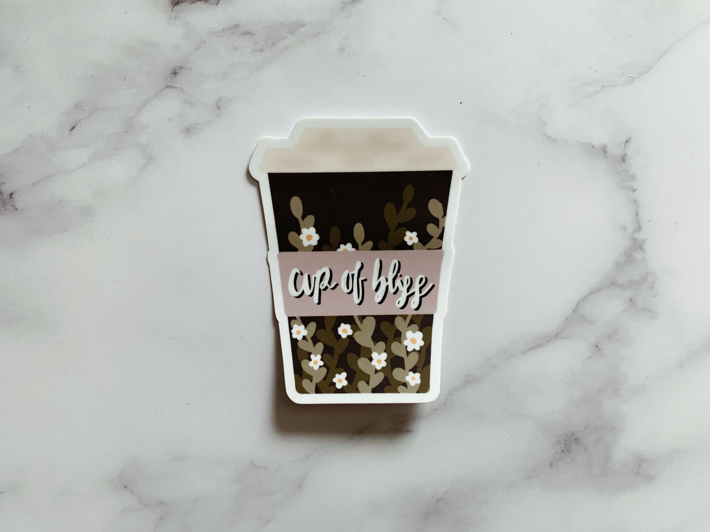 Cup of Bliss Sticker
