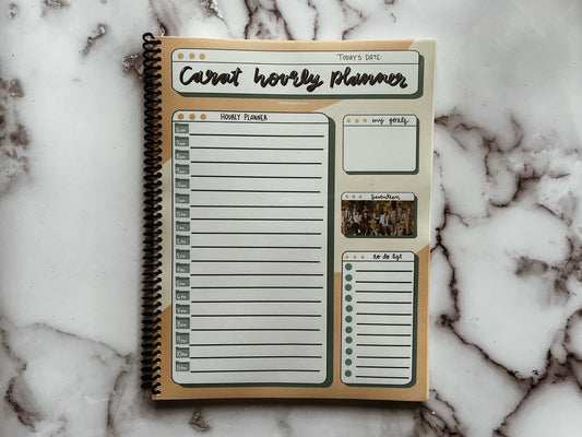 Carat Seventeen Hourly Planner Notebook
