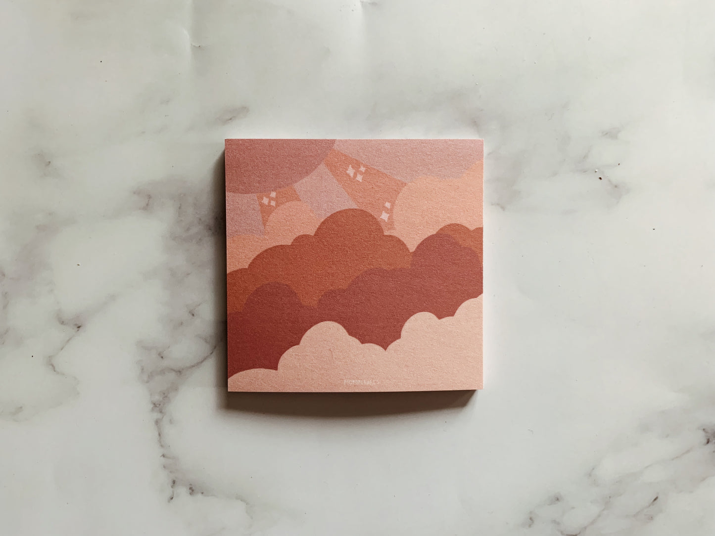 Pink Cloud Sticky Notes