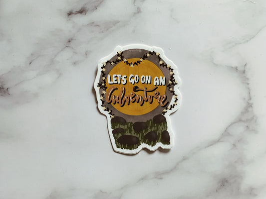 Let’s Go On An Adventure Sticker